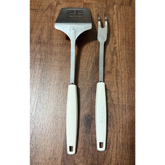 Vintage EKCO Slotted Spatula Turner Chromium Plated Nylon Spice of Life 12" MCM - Picture 6 of 7